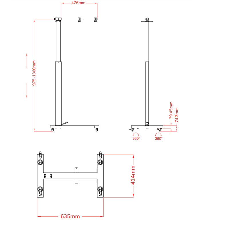 Lira Lift Stand – Pneumatic
